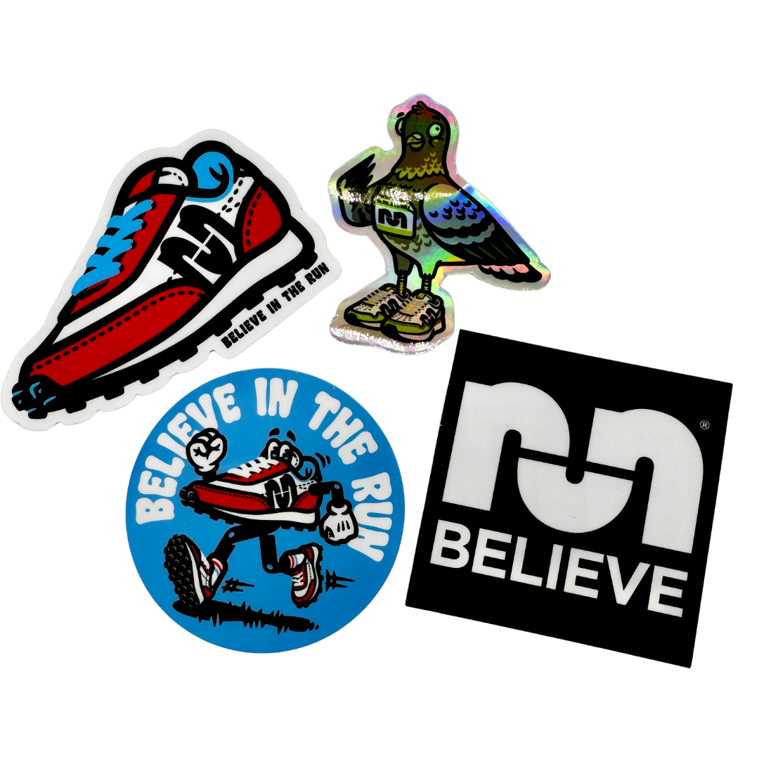 Believe Sticker Pack – Believe in the Run Shop